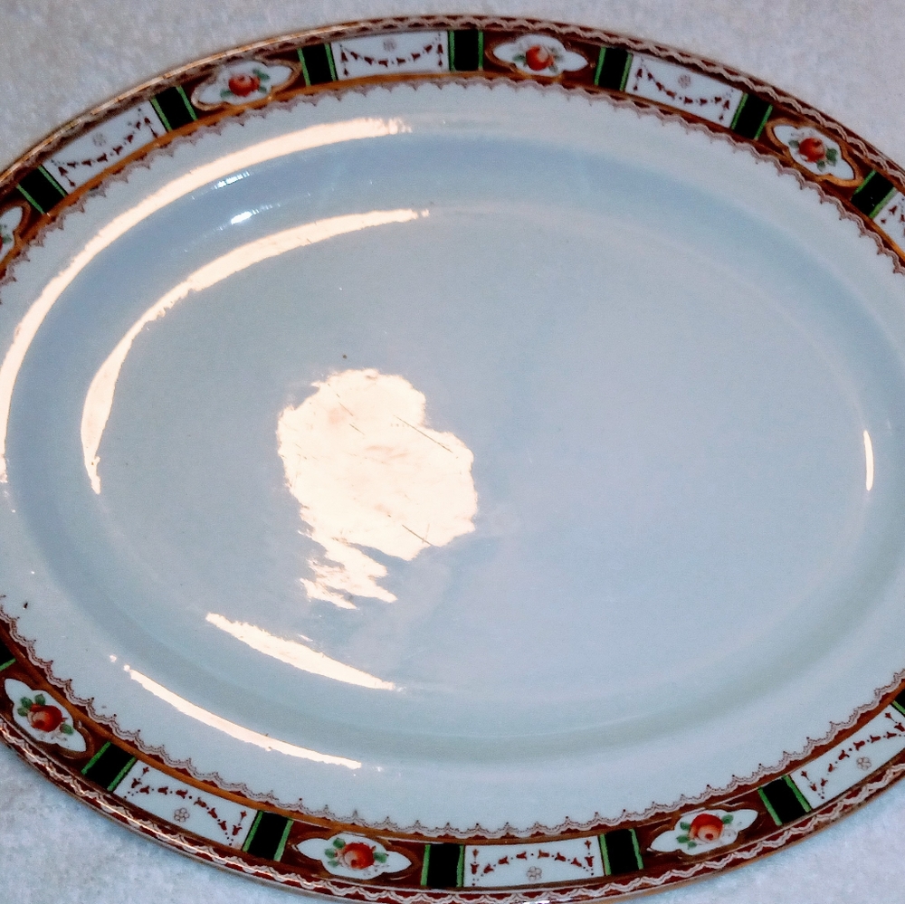 Ridgewood vintage serving plate, England 12x9.5  + free design 🎁